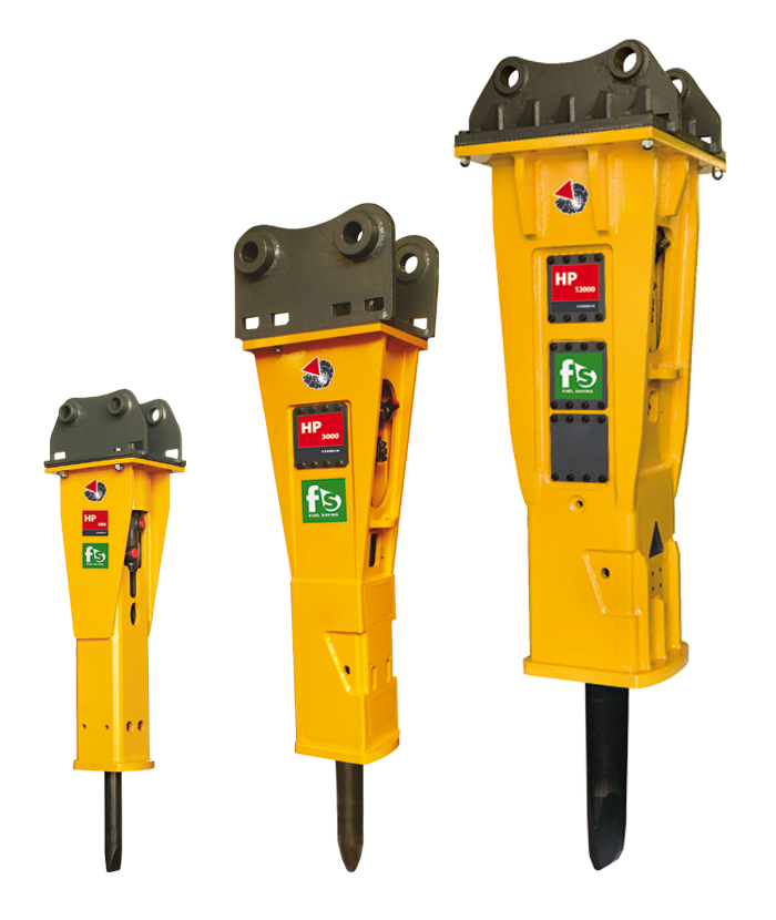 Indeco HP Series hydraulic hammers