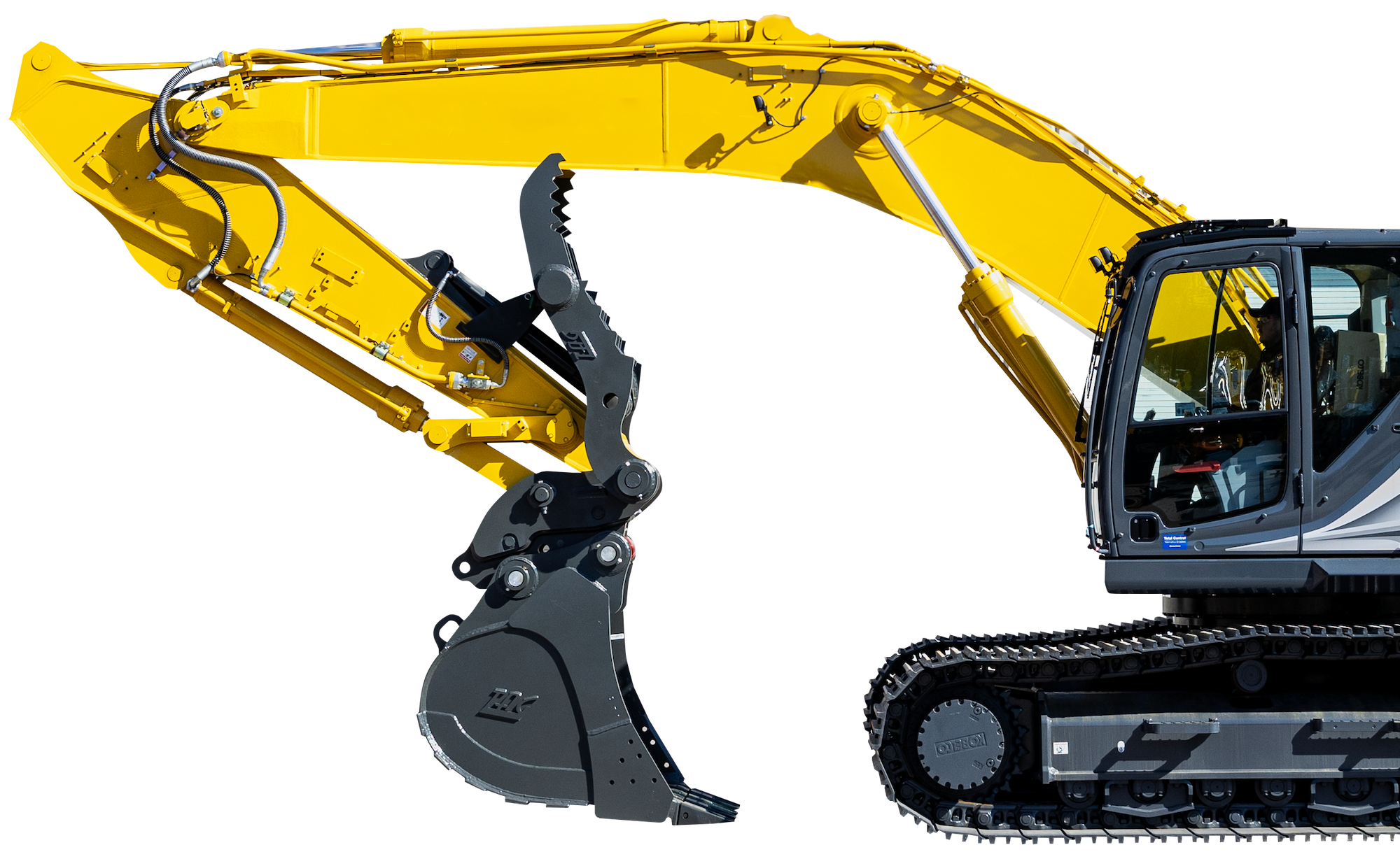TAG Manufacturing excavator bucket and coupler