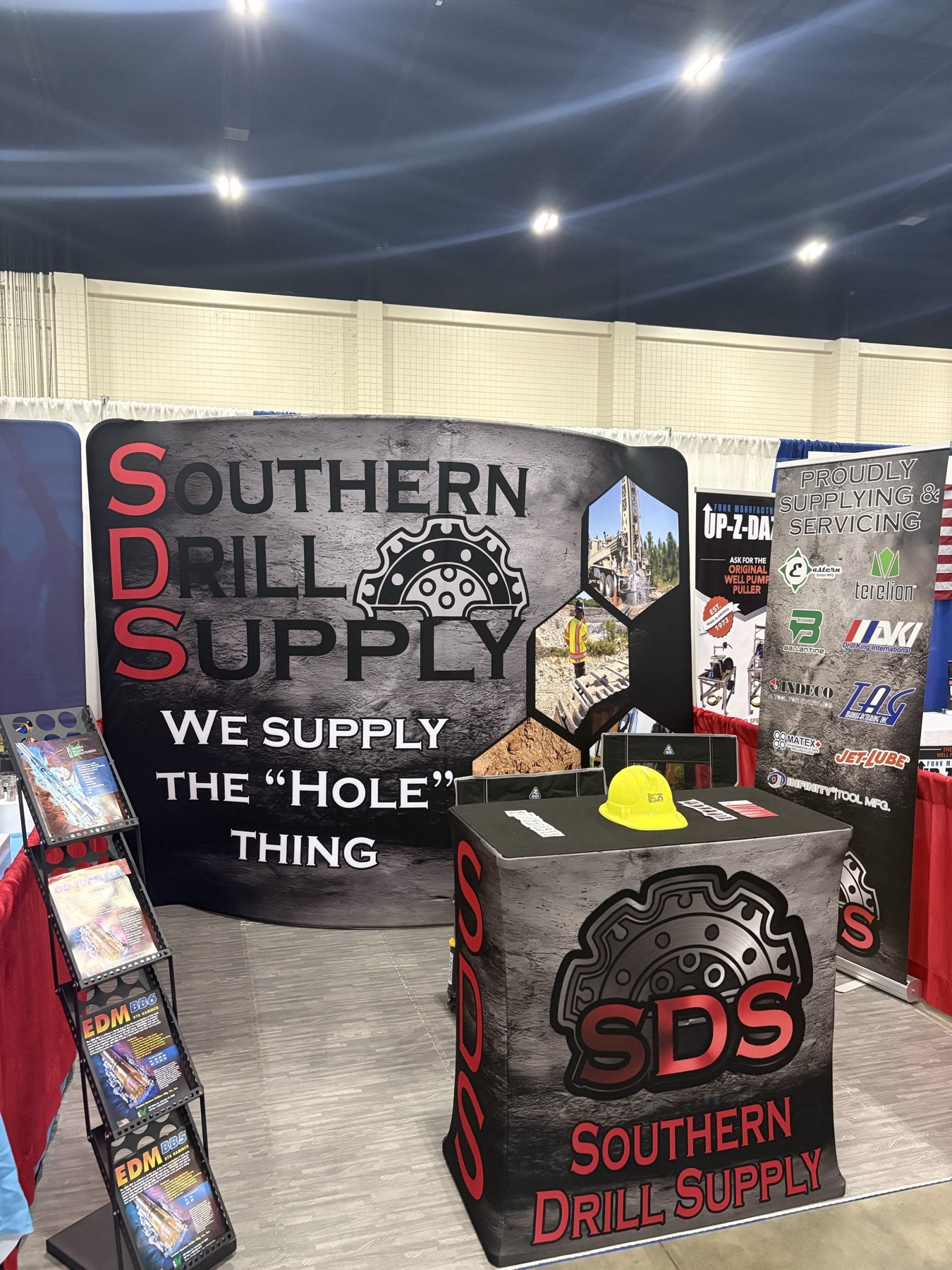 Southern Drill Supply exhibition booth at South Atlantic Jubilee 2026