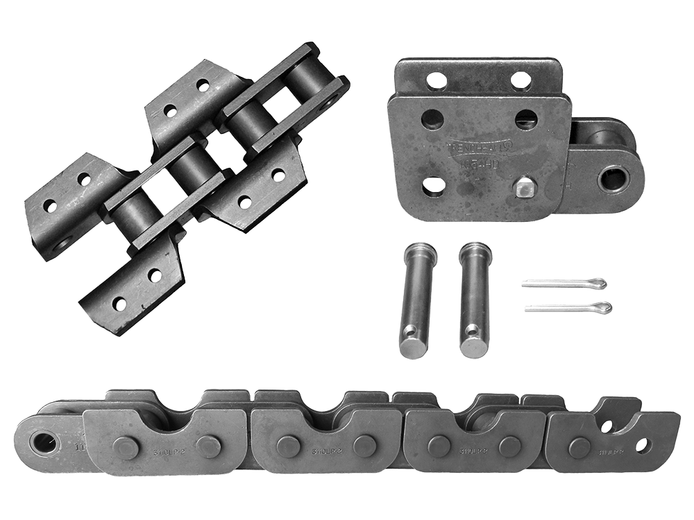 Trencher chain assemblies